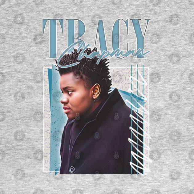 Tracy Chapman / Retro 80s Style Fan Design by DankFutura